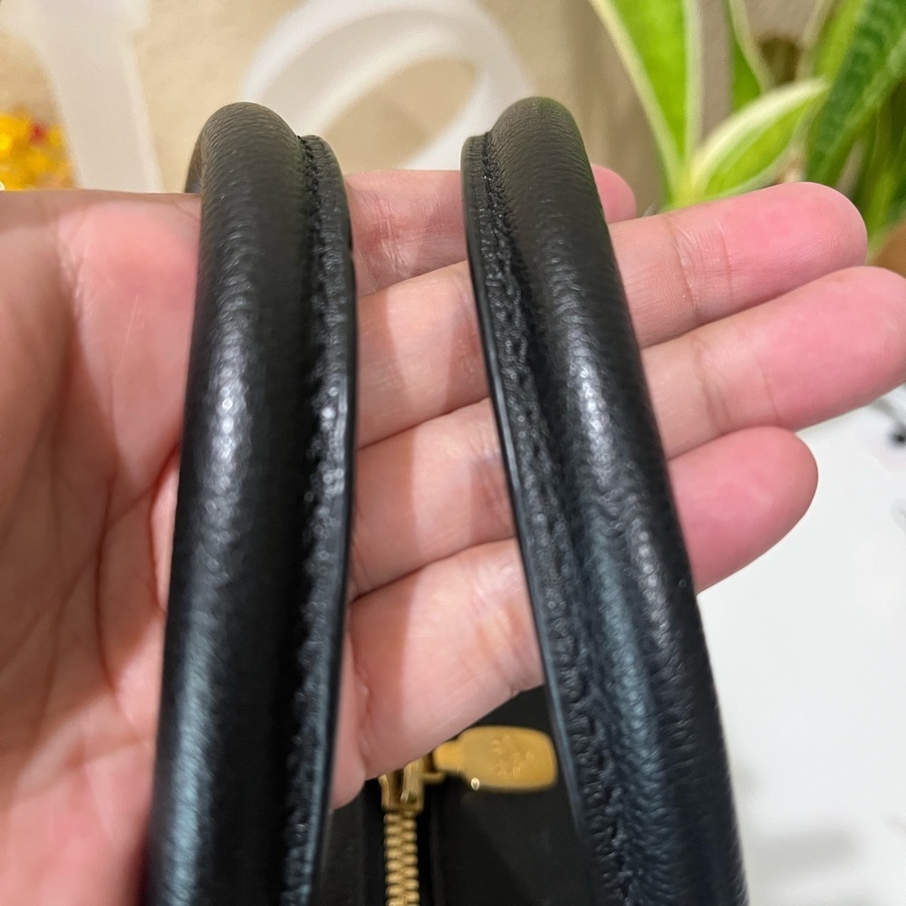 MCM BLACK LEATHER HANDBAG - Picture 5 of 14